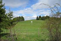 Basketballkorb im Hang