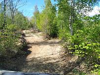 Weggabelung: Wir fahren links und sind falsch ...