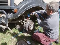 Dreck und Rost entfernen