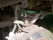 Oberer Achsschenkel ist raus