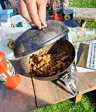 Dito, ge�ffnet mit Inhalt, guten Appetit!