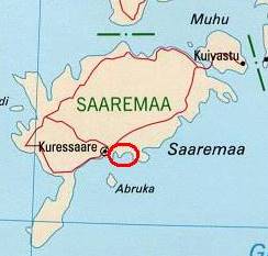 ... in hervorragender Lage auf Saaremaa ...