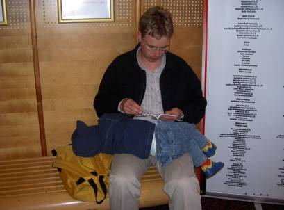 Estnisch-Pauken auf der Fhre nach Tallinn ...