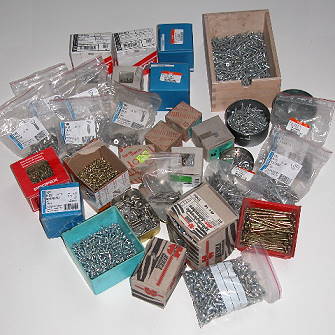 Schrauben, Muttern und Blindnieten fr den Kabinenbau ...