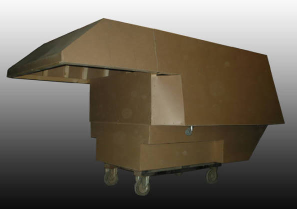 Alles passt und hnelt schon einer Wohnkabine ...