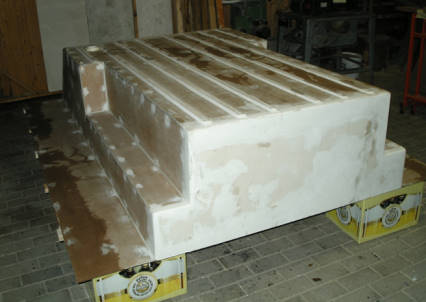 Blick auf die Vorderseite ...