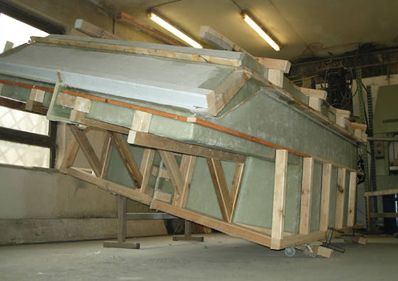 Form fertig laminiert ...