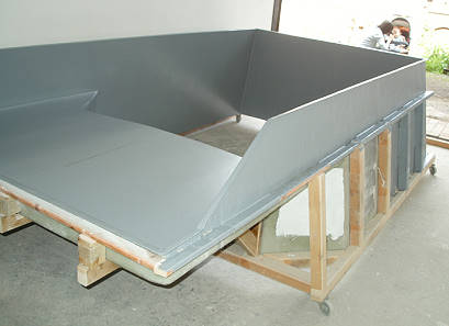 Seitenteile nachgearbeitet ...