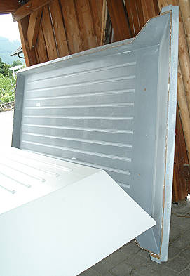 Die Dachform und das Ergebnis ....