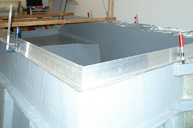 Fixieren des Rahmens ,,,