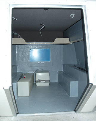 Ausziehbett bereits fertig ...