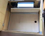 Abdeckung zur Nutzung als restlicher Stauraum