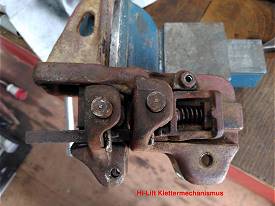 Etwas angerostet: Der Hi-Lift Klettermechanismus ...