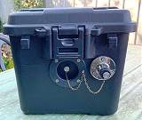 Box rechte Seite: Auslassflansch fr Warmluft und Auspuffflansch