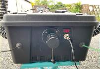 Fertige Boxrckseite mit allen Auslssen, nun auch wasserdicht