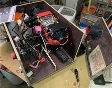 Deckel auf, Seitenwand abnehmen und Wartung mglich