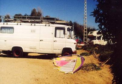 Mit MB 608 vom Bruder: Erster Besuch in Tarifa 1991 ...