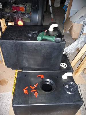 Vorbereitung der Tanks