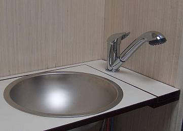 Mischbatterie im Bad