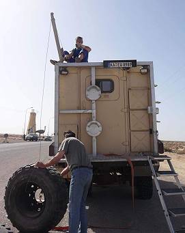 Winden-Noteinsatz in Boujdour, Westsahara Winden-Noteinsatz in Boujdour, Westsahara