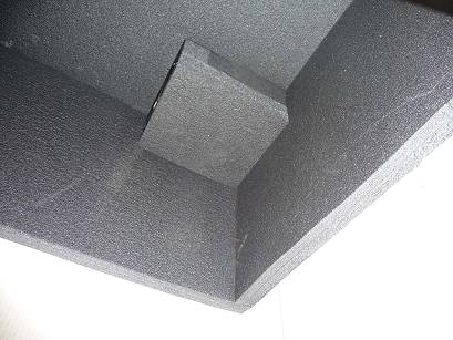 Deckenksten: An Wand und Decke mit 20mm PE-Material ausgekleidet ...