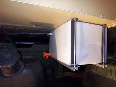 Abwassertank fr Dusche und Bad