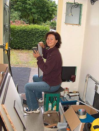 Manuell nachschleifen und abrunden ...