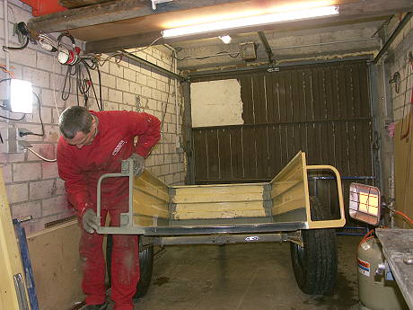 ... der Rohbau ist in vollem Gange ...