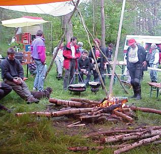 Das Lager ist bereitet ....