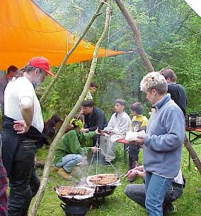 Grillen, Freibier und Lagerfeuer, was will man mehr (30 KB)