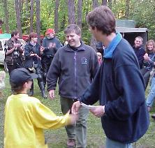 2. Platz Robby mit Vater ...