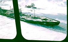 Helikopterflug aufs Eis ...