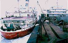 In der Eisfalle: Eisbrecher seit an seit ... In der Eisfalle: Eisbrecher seit an seit ...