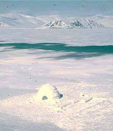 Schnell gebautes Iglu ... Schnell gebautes Iglu ...