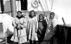 Besucher an Bord ...