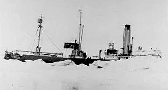 Nur unzureichend geschtzt gegen das Packeis ...