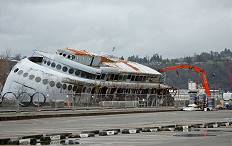 Die Verschrottung kommt schnell voran ...