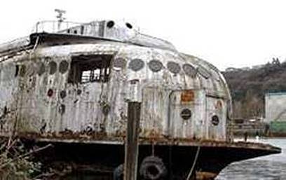 Das Schiff verrottet ...