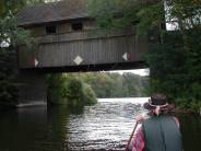 Kurz danach:  An der Wesenberger Schleuse ...