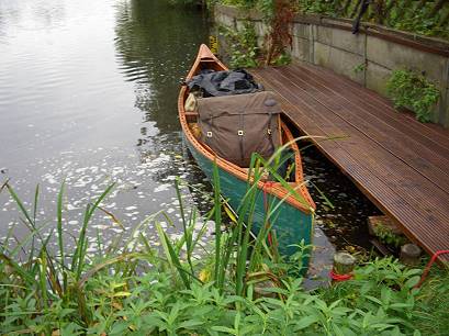 Die Mini Portage in Lychen ist schnell bewltigt ...