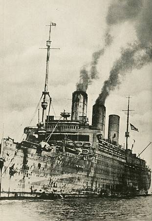 USS LEVIATHAN: Umwandlung zum Truppentransporter ...