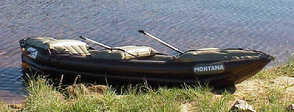 ... mit dem Kanadier Gugel Montana ...