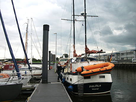 Im Yachthafen von Delfzijl, Position: 53�19,8�N 006�55,8�E
