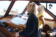 Simone übernimmt das Steuer ... Simone übernimmt das Steuer ...