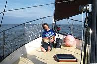 Jürgen und Loona bei Entspannungsübungen ... Jürgen und Loona bei Entspannungsübungen ...