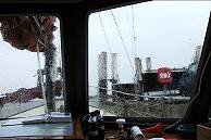 Sicher am Ponton 1 und die Schauer kommen ... Sicher am Ponton 1 und die Schauer kommen ...