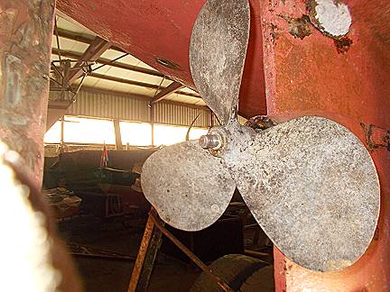 Propeller beschdigt ...