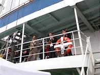 Unterhaltung an Bord ...