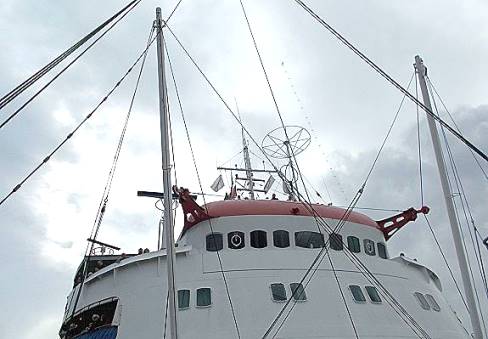 Juli 2019: Blick zur Brcke ...