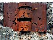 Viele Treffer: Reste der 15-Zentimeter Kasematten